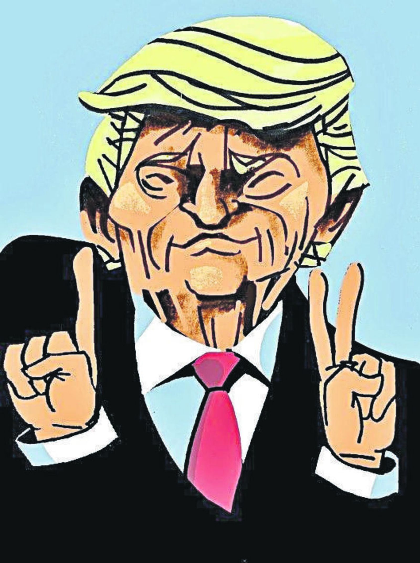 Primer aniversario del segundo Trump