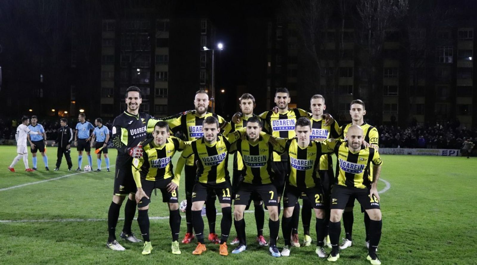 El once del Portugalete que venció al Extremadura.
