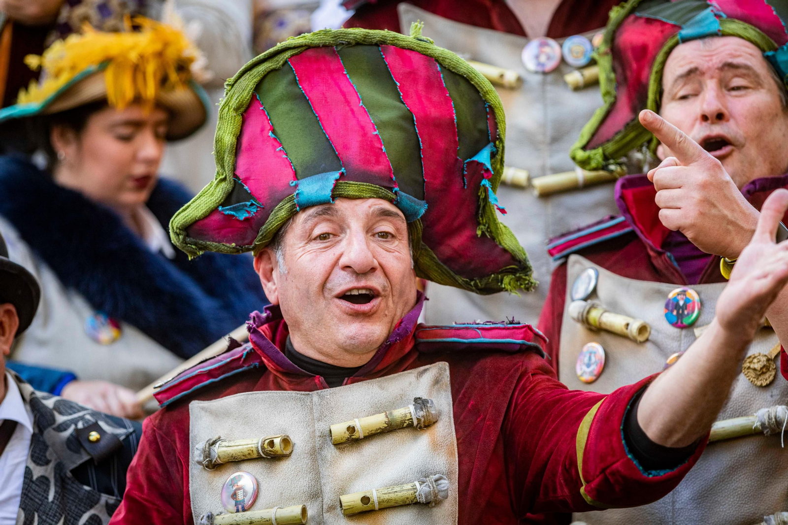 Todas las imágenes de los carruseles de coros de la Viña y el Mentidero del Carnaval de Cádiz 2024