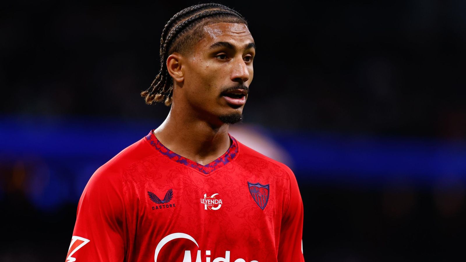 Loïc Badé, durante el Sevilla-Madrid