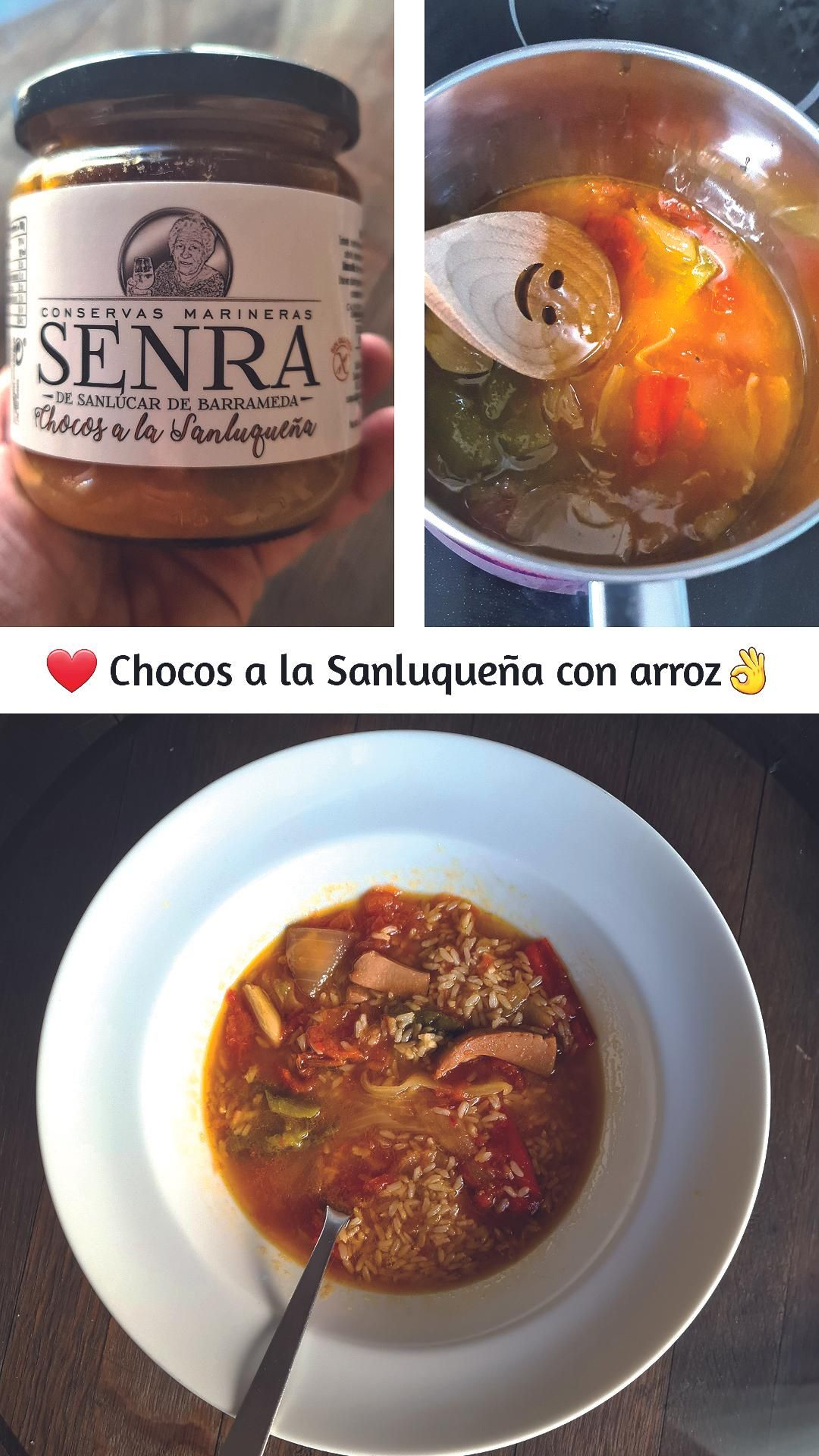Así se hizo el Arroz con chocos. Así se hizo el Arroz con chocos.