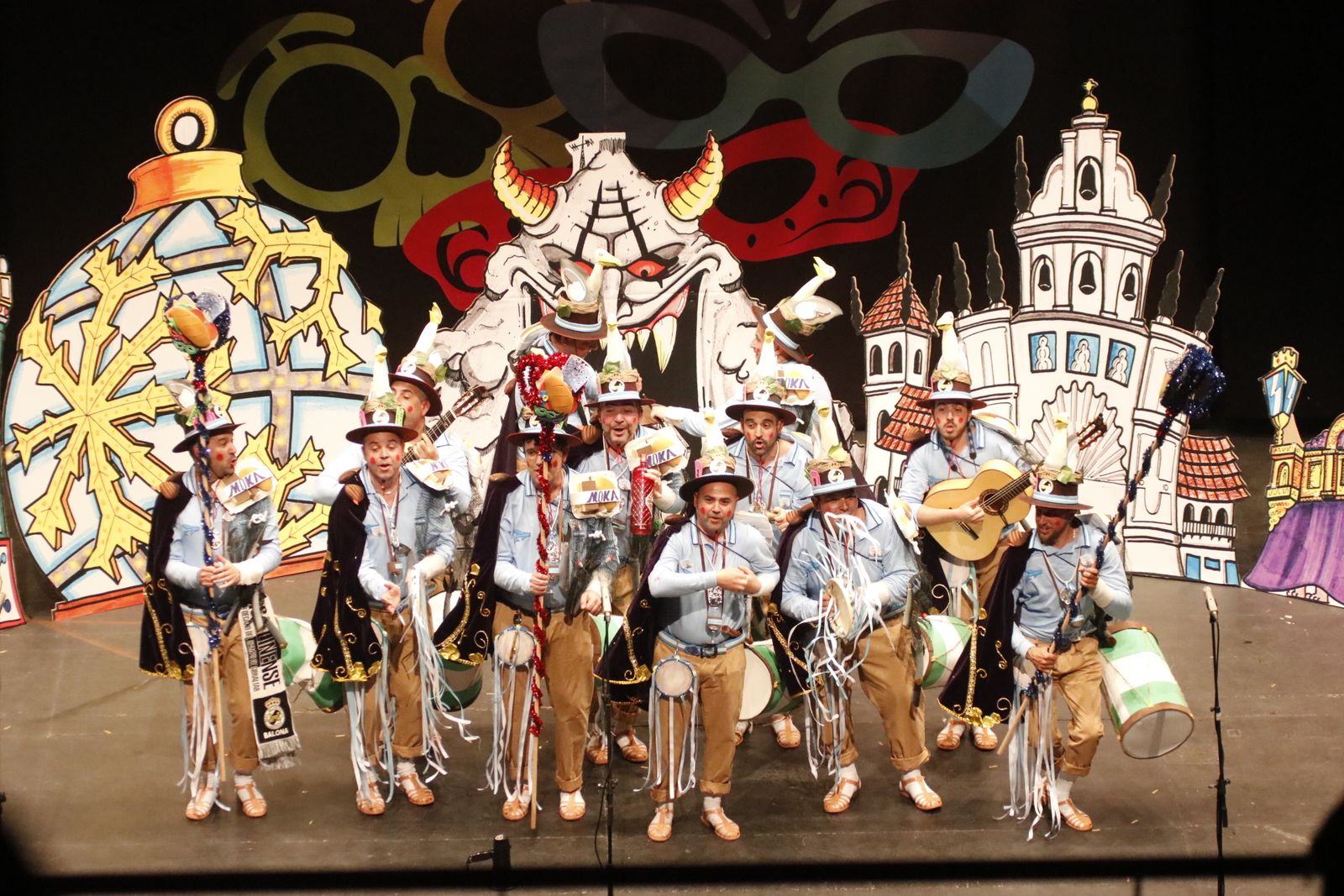 Final del concurso de Carnaval de la Concha Fina de La Línea