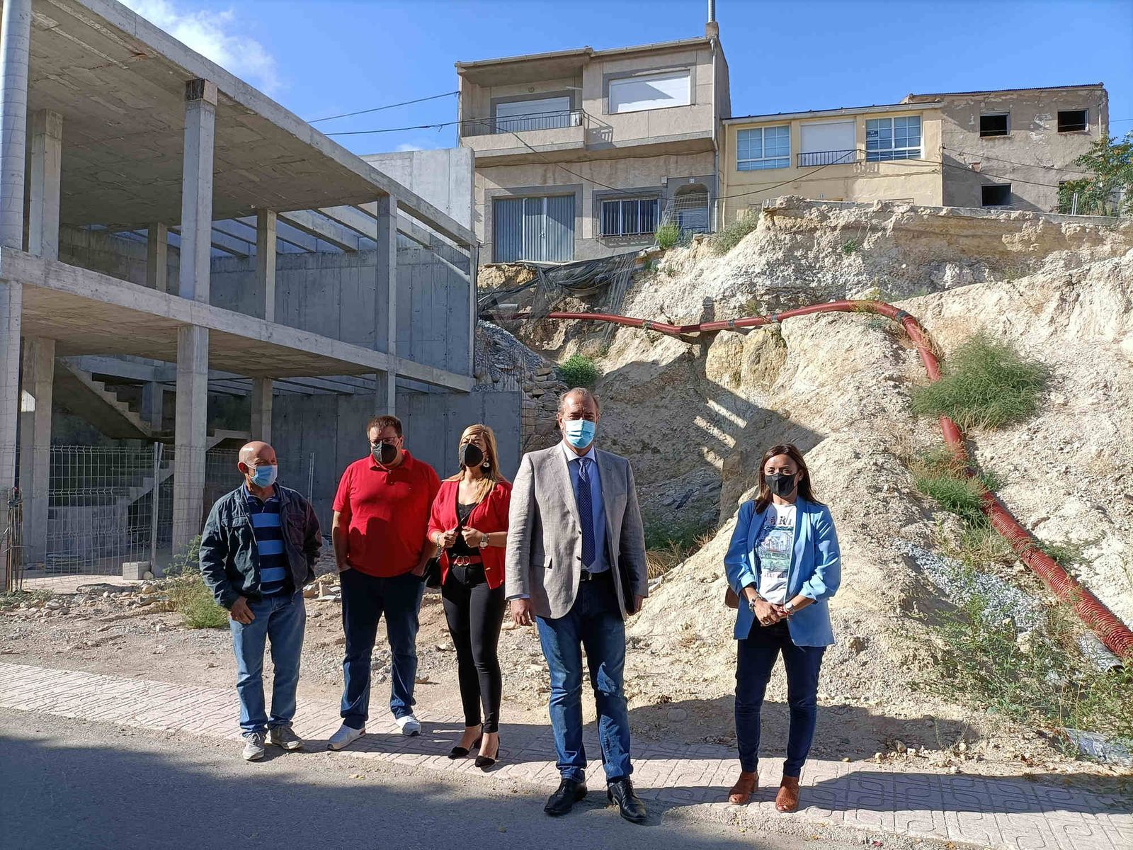 Visita del delegado de Administración Local de la Junta en Granada a Cuevas del Campo.