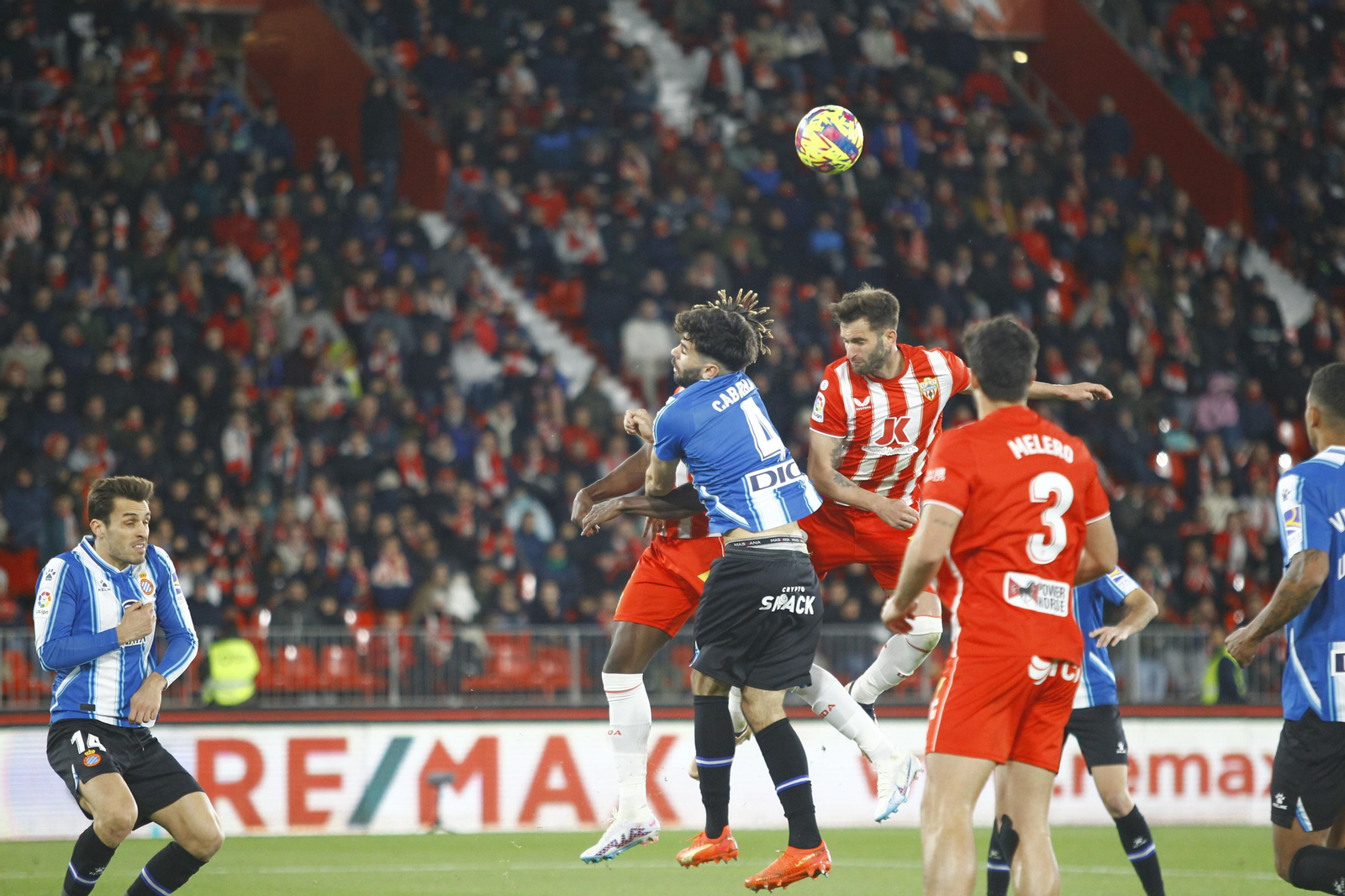 Imágenes del partido U.D. Almería-R.C.D. Espanyol