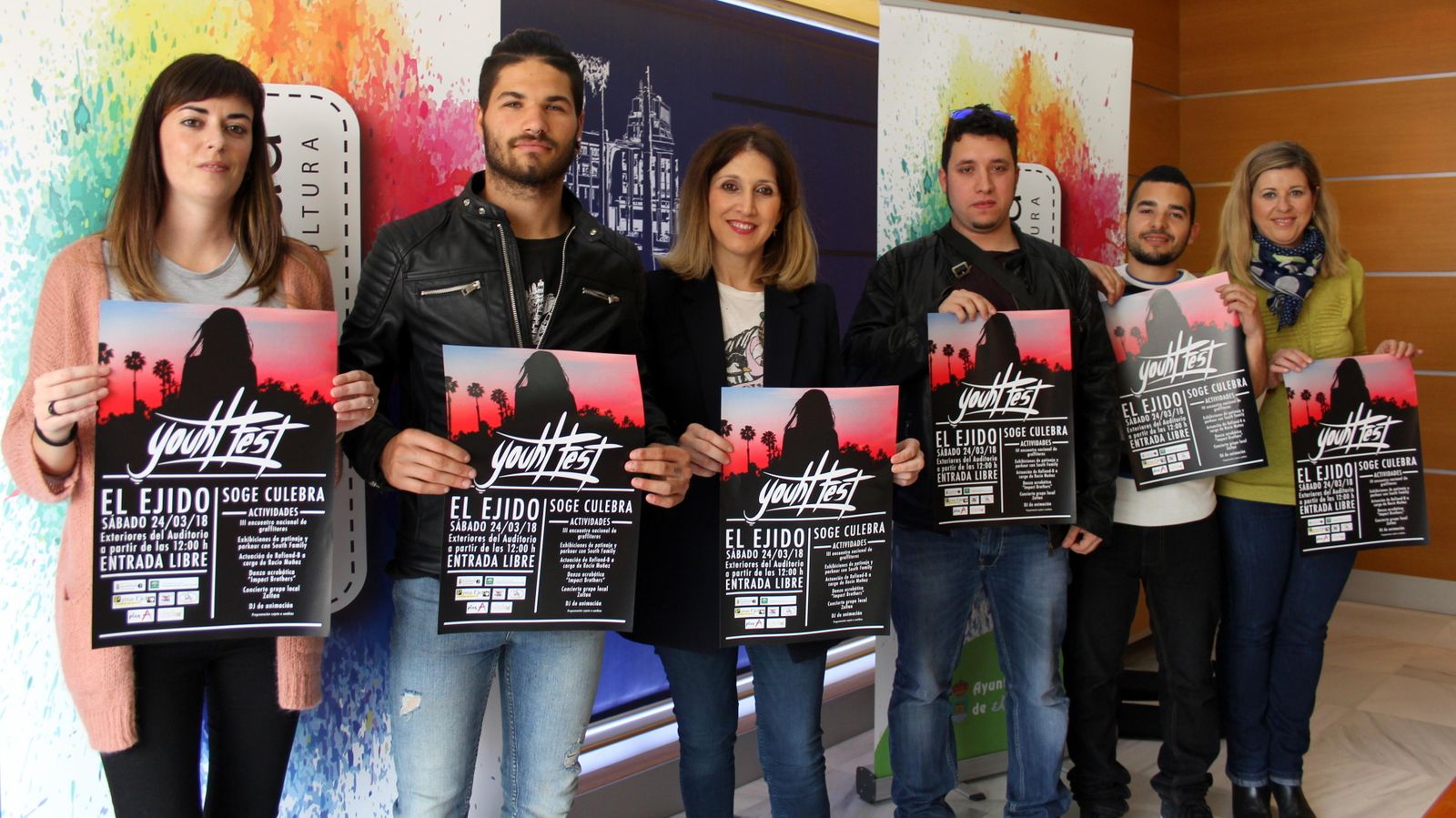 Presentación del prgrama de actividades del evento destinado a los jóvenes.