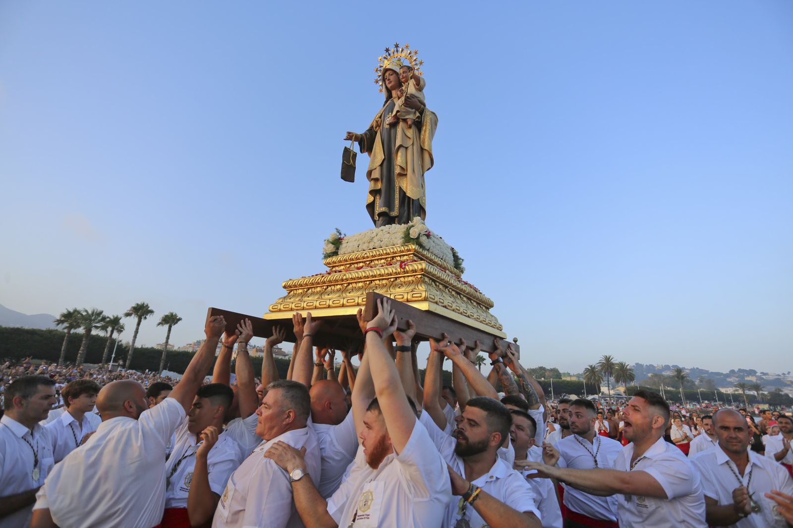 Las fotos de las procesiones de la Virgen del Carmen en Málaga