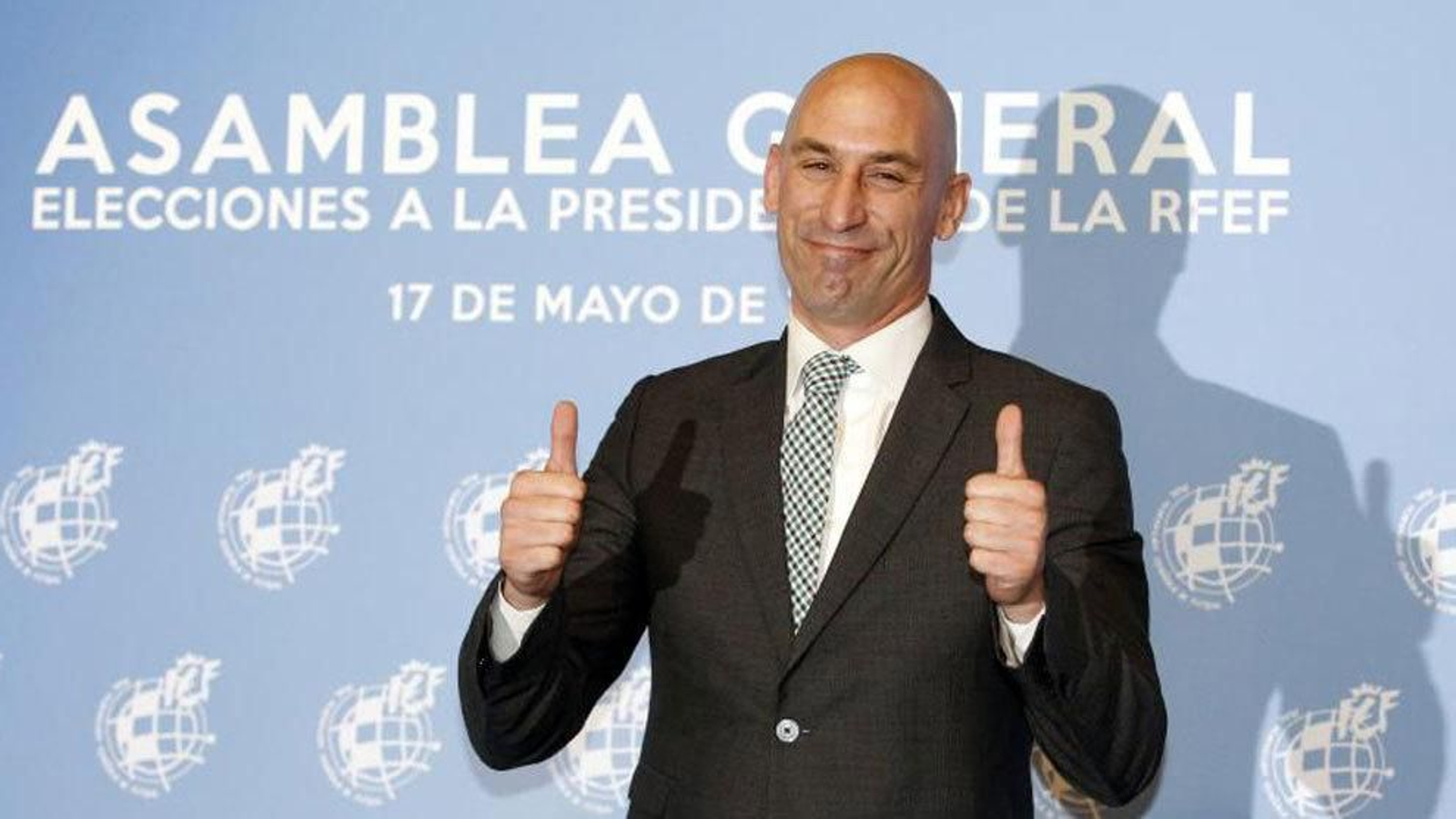 Luis Rubiales, presidente de la Federación Española.