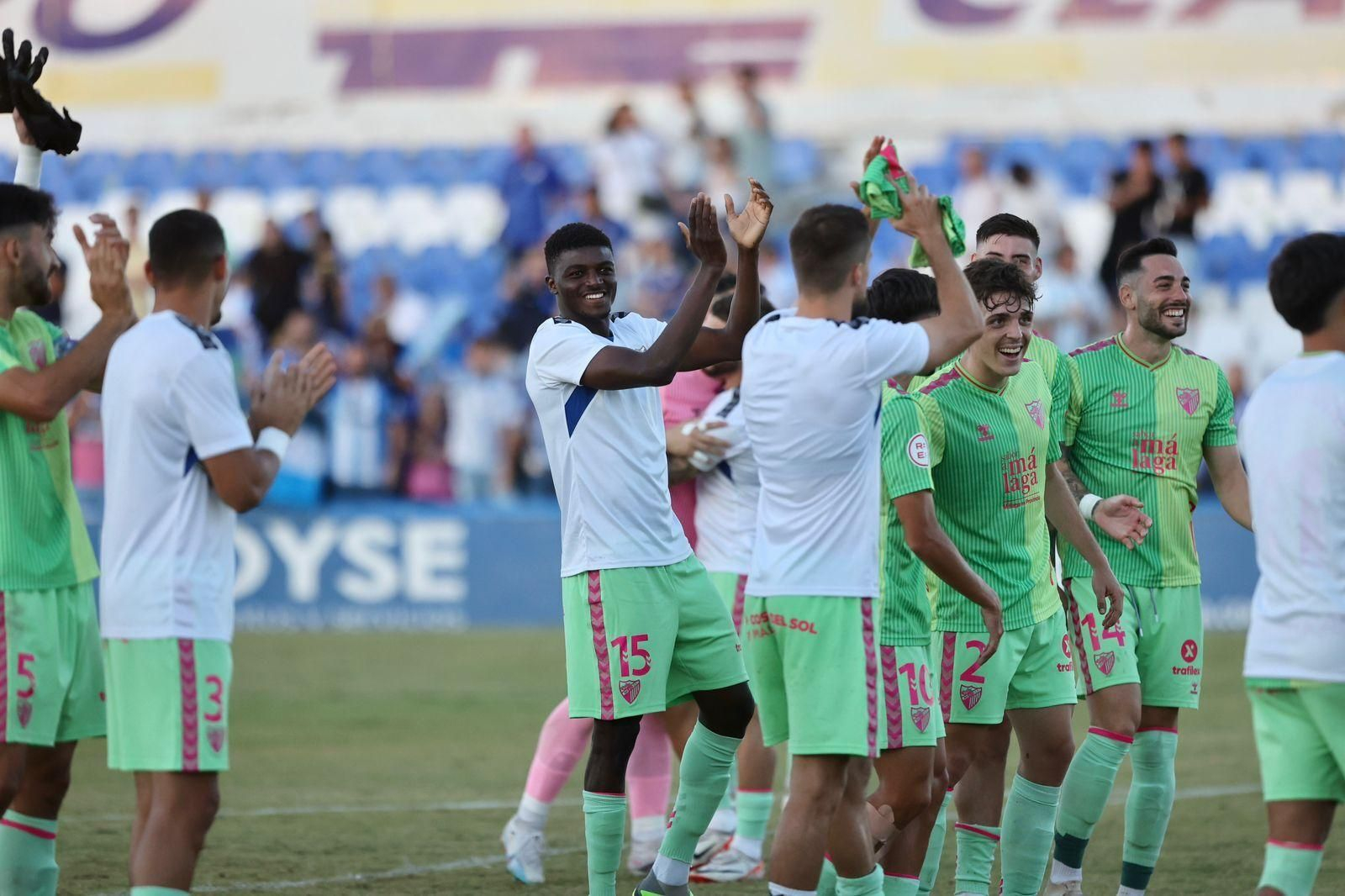 Los jugadores del Málaga CF. Los jugadores del Málaga CF.