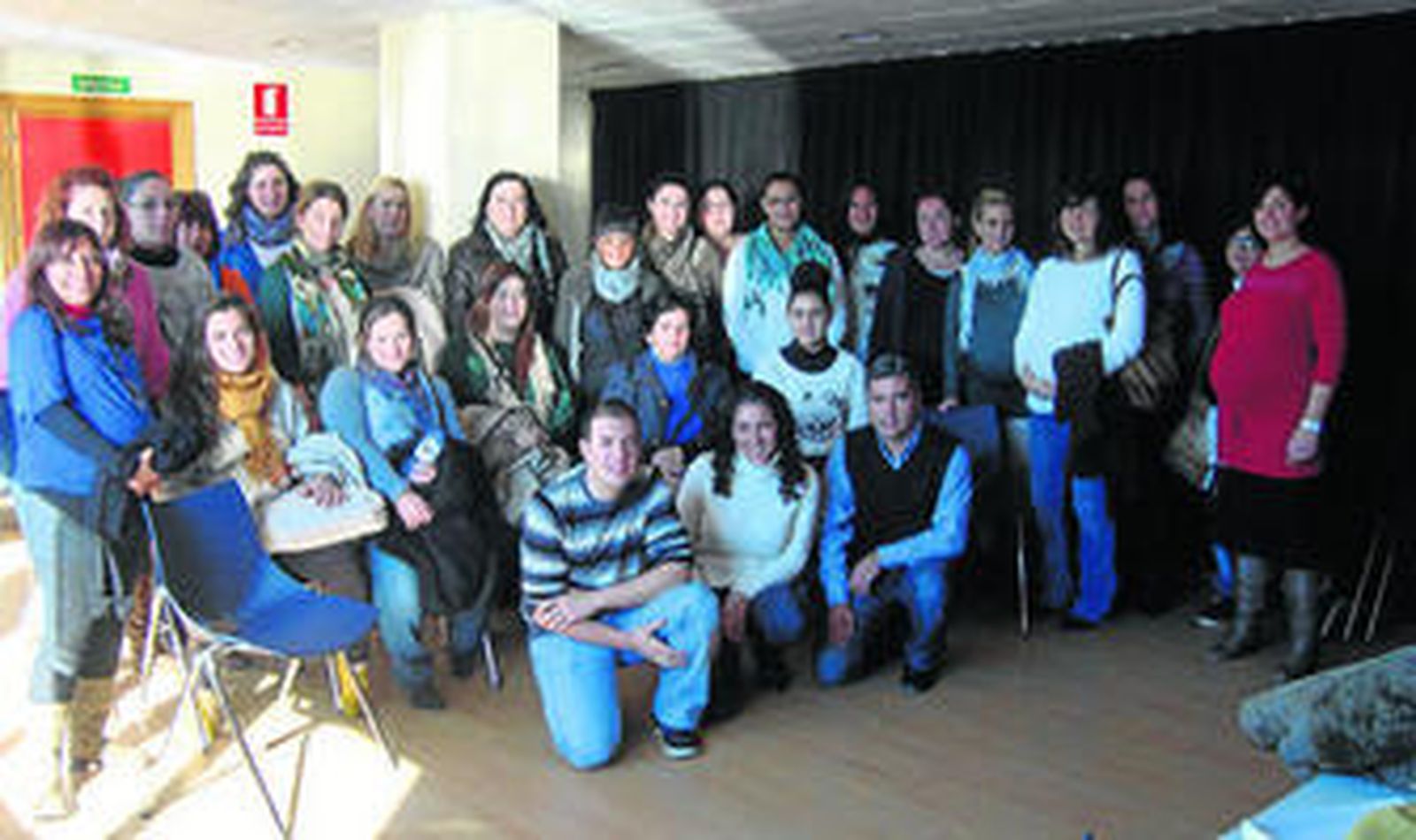 Participantes del taller de apoyo socioeducativo desarrollado el pasado mes de enero.