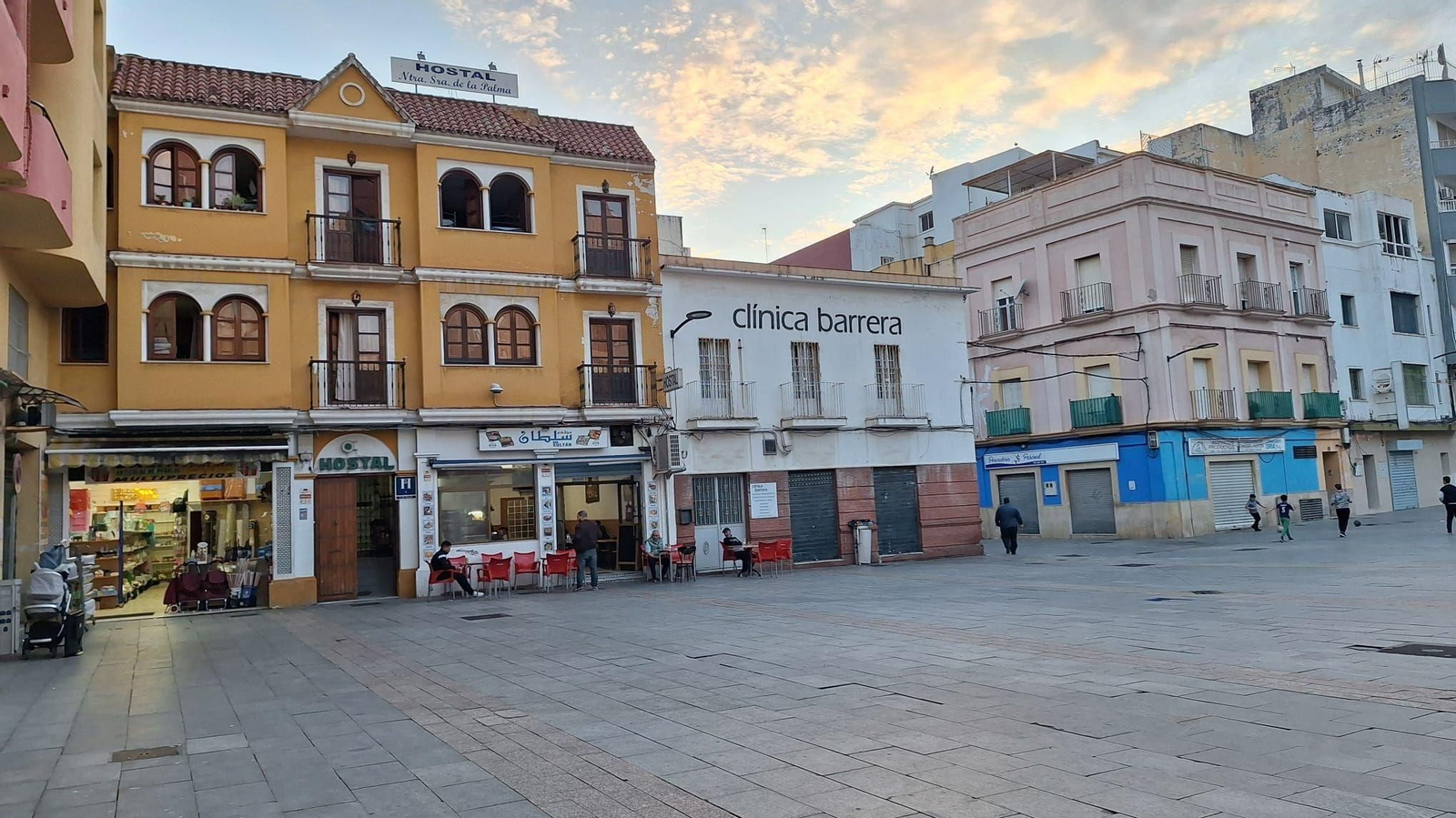 La plaza del mercado Torroja, en la tarde de este martes.