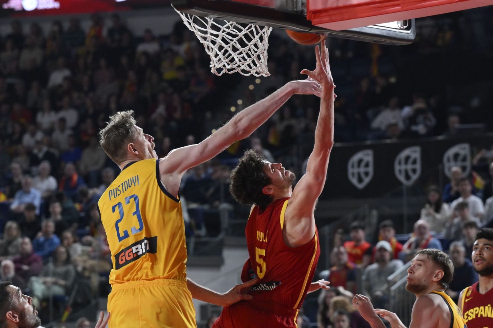 Las mejores fotos del España-Ucrania de baloncesto