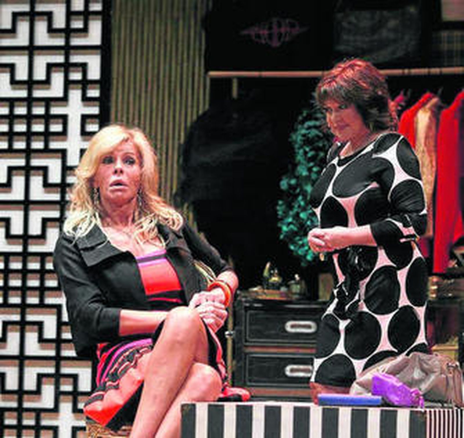 Loles León y Bibiana Fernández