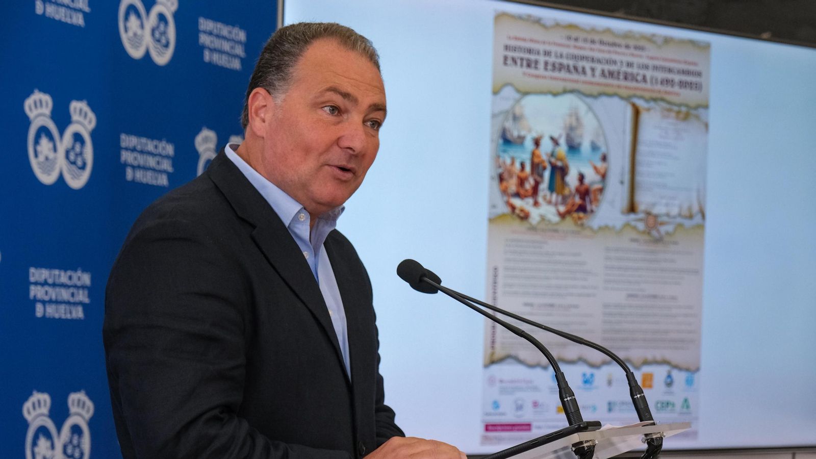 El presidente de la Diputación Provincial de Huelva, David Toscano.