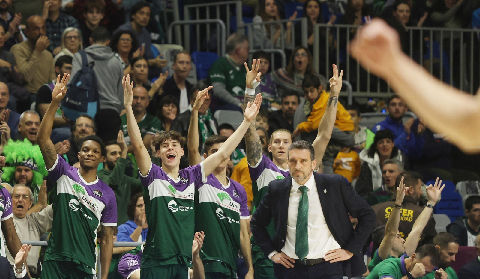 El Unicaja - Bilbao Basket, en fotos