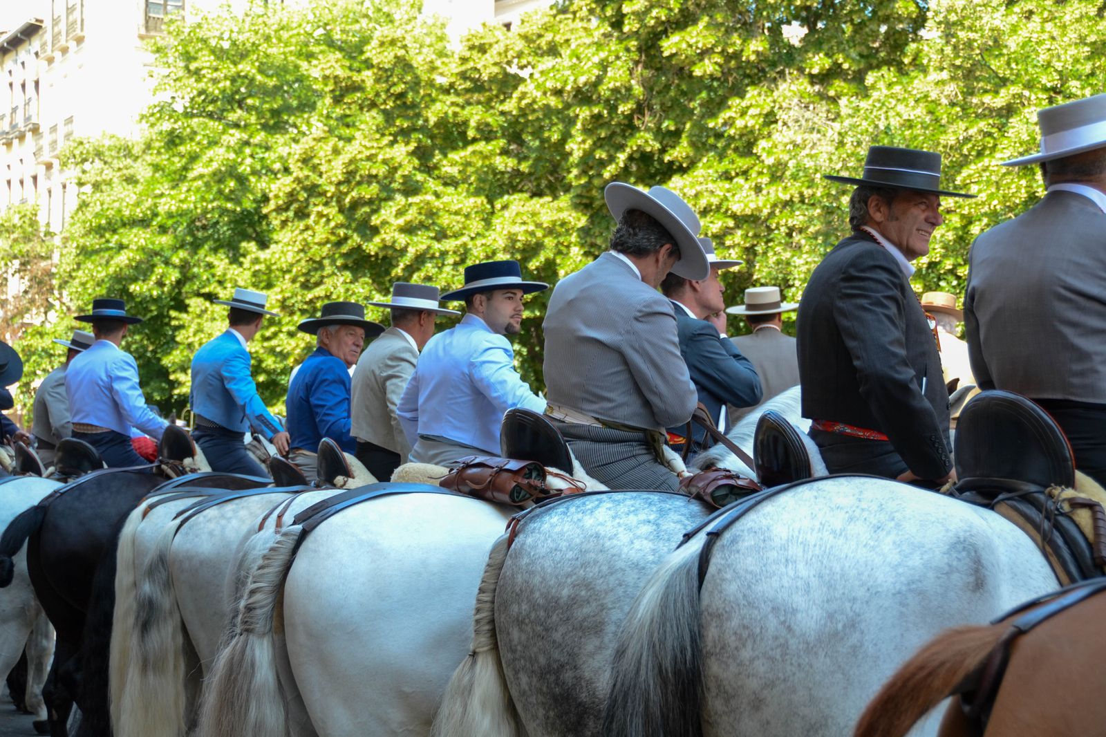 La salida de la Hermandad del Rocío de Granada, en imágenes