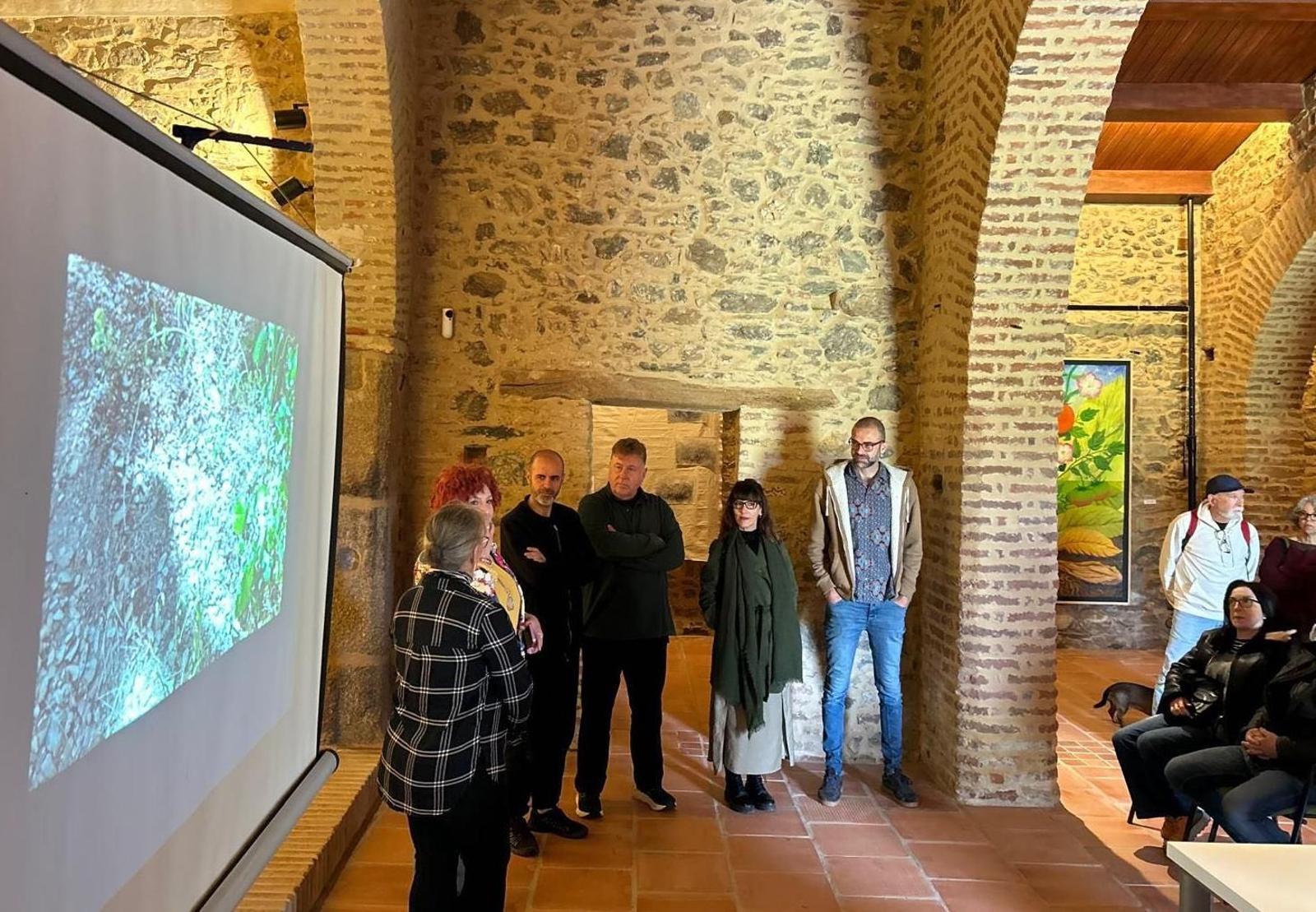 Un momento de la inauguración de 'Amor Naturae' en La Nava.