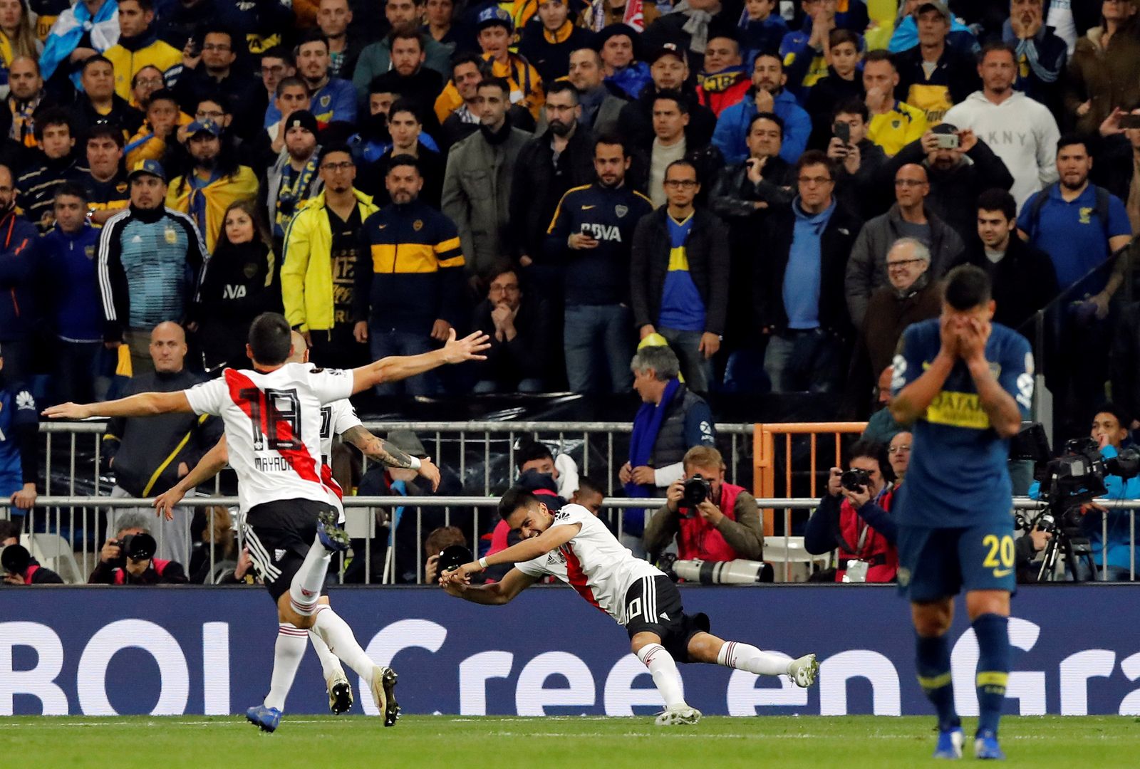 Las imágenes de la final de la Copa Libertadores entre el River Plate y el Boca Juniors