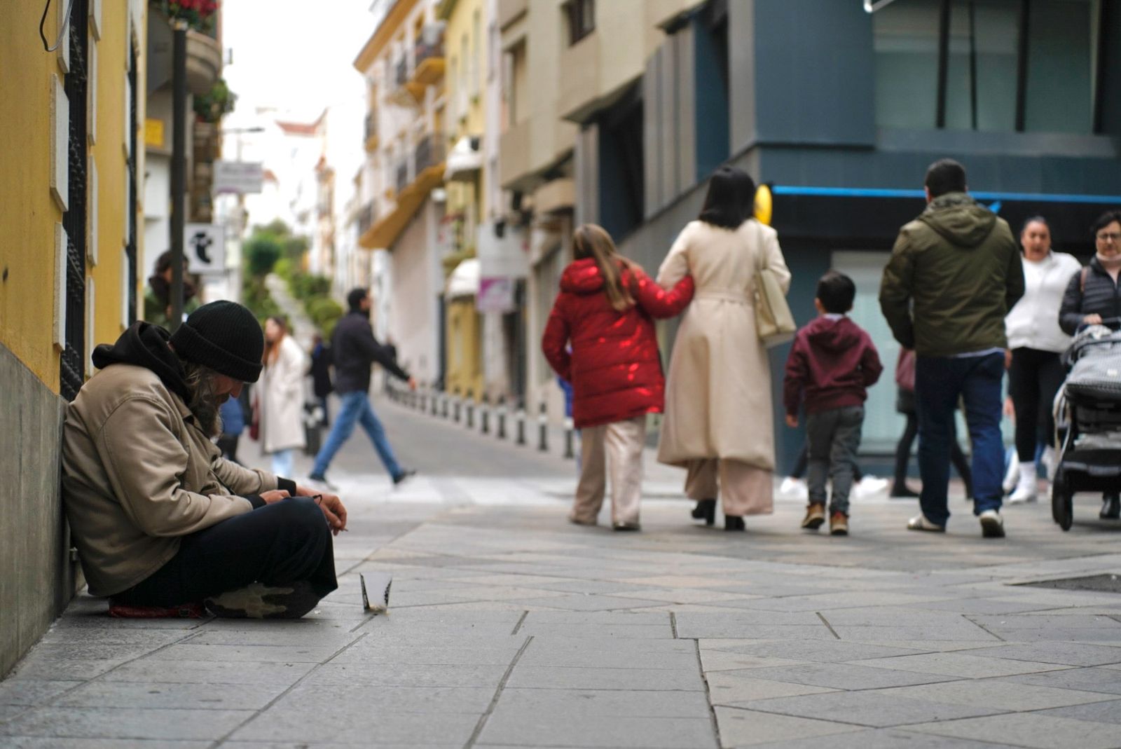 Búscate en las fotos del ambiente en el centro de Algeciras antes de la Nochevieja