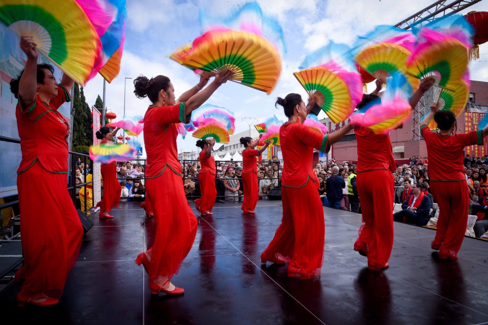 Las imágenes del acto de celebración del Año Nuevo chino en Sevilla