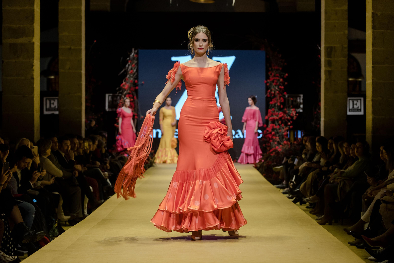 Así fue el desfile de Ángeles Verano en Pasarela Flamenca Jerez Tio Pepe, todas las fotos