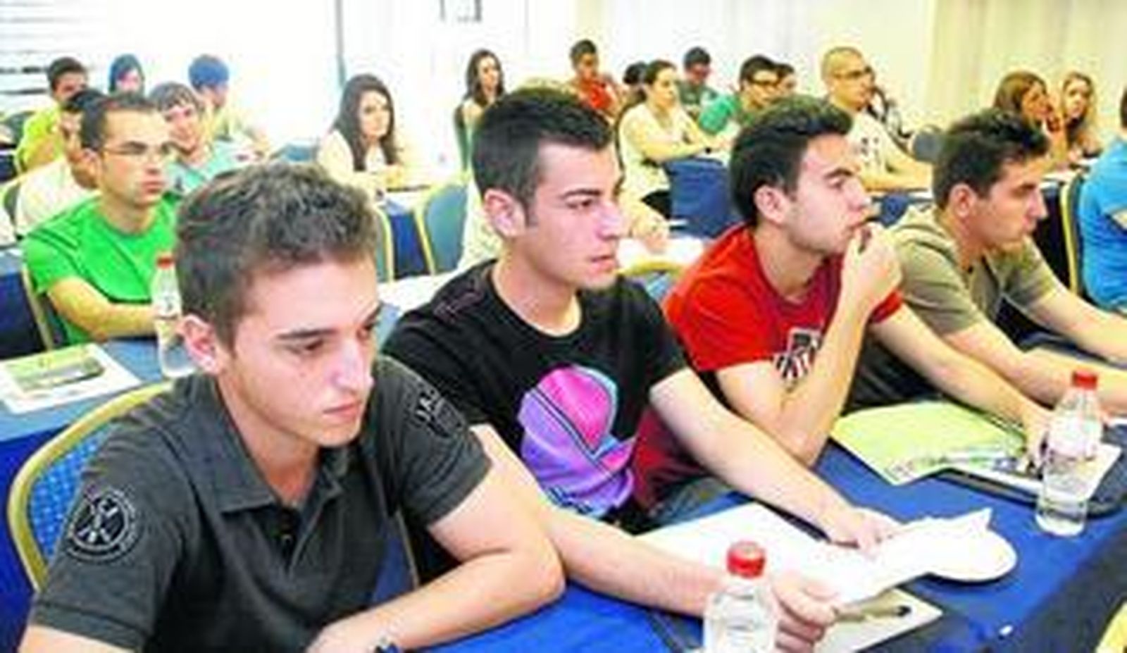 Imagen del alumnado en uno de los cursos celebrados en el Gran Hotel Almería a principios de julio.