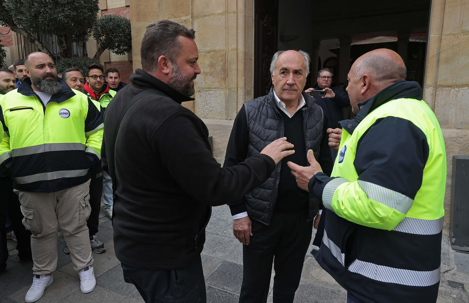 El Sercla de los delegados sindicales de ATA y Acerinox, imágenes