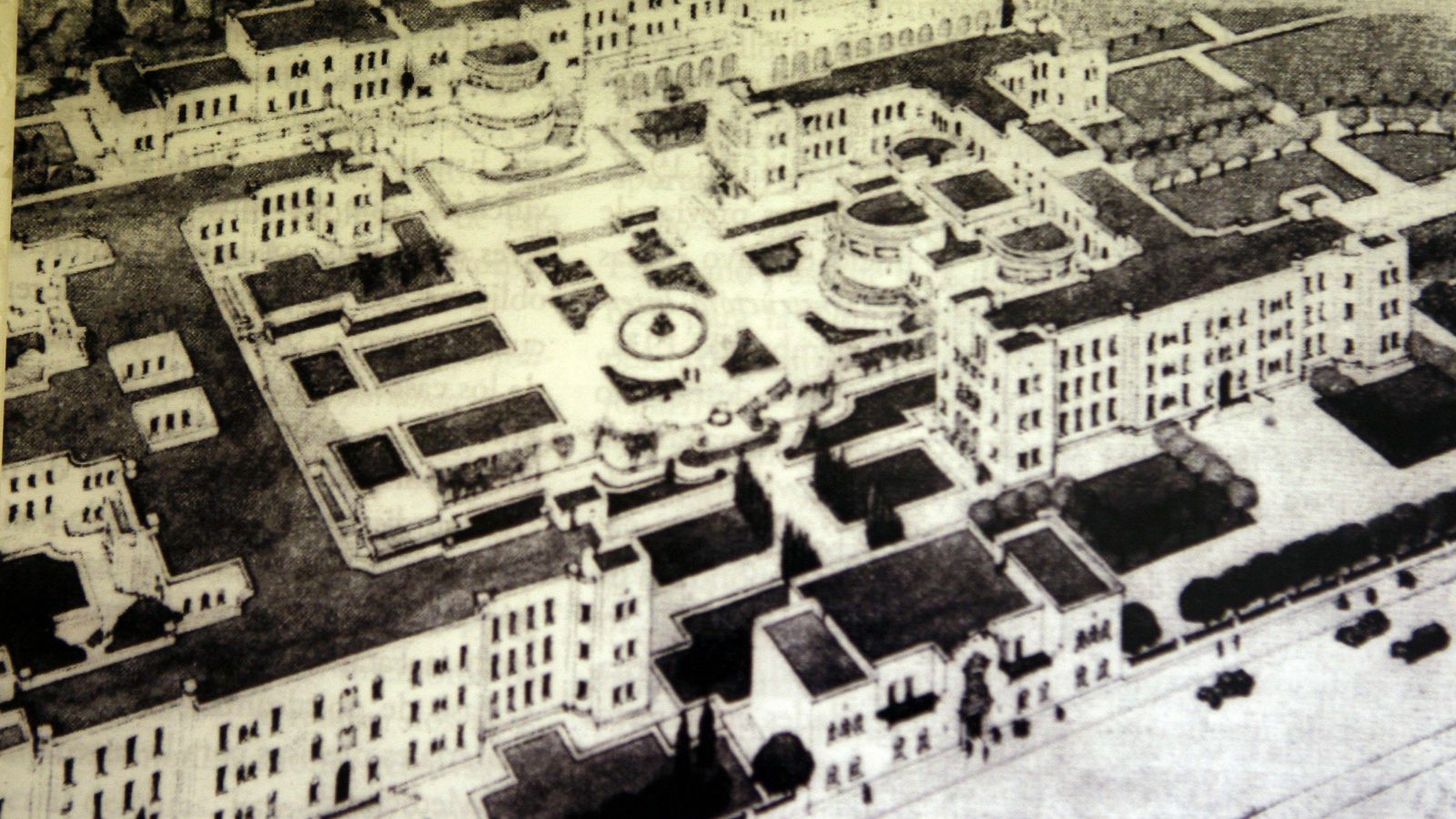 Desde 1952 los terrenos albergaban el ambicioso complejo hospitalario.