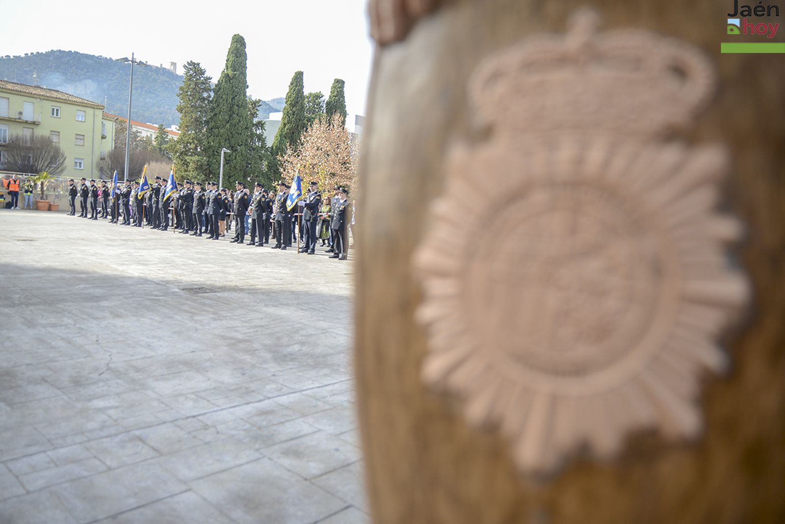Celebración del bicentenario de la Policía Nacional en Jaén.