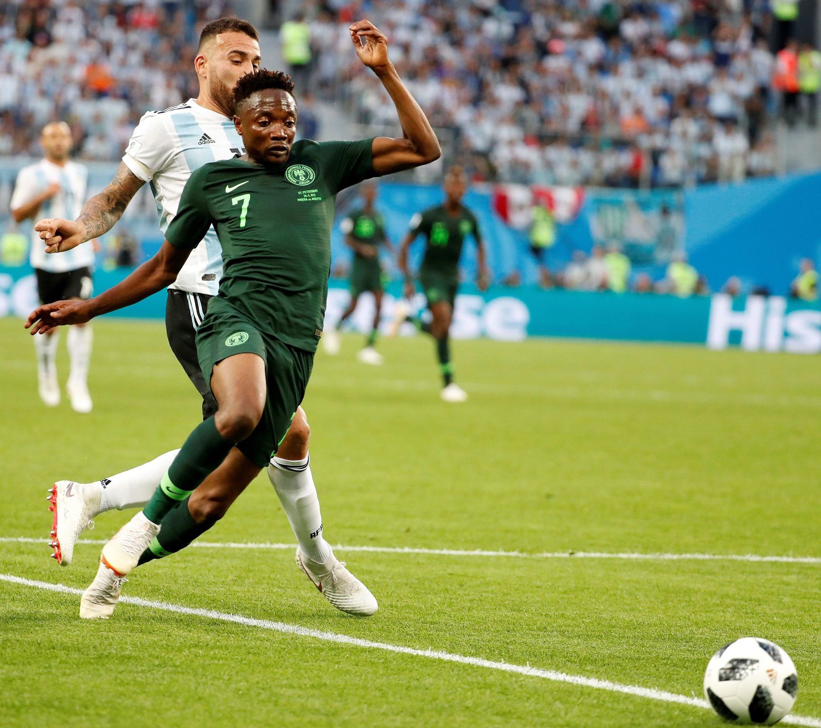 Las imágenes del Nigeria-Argentina