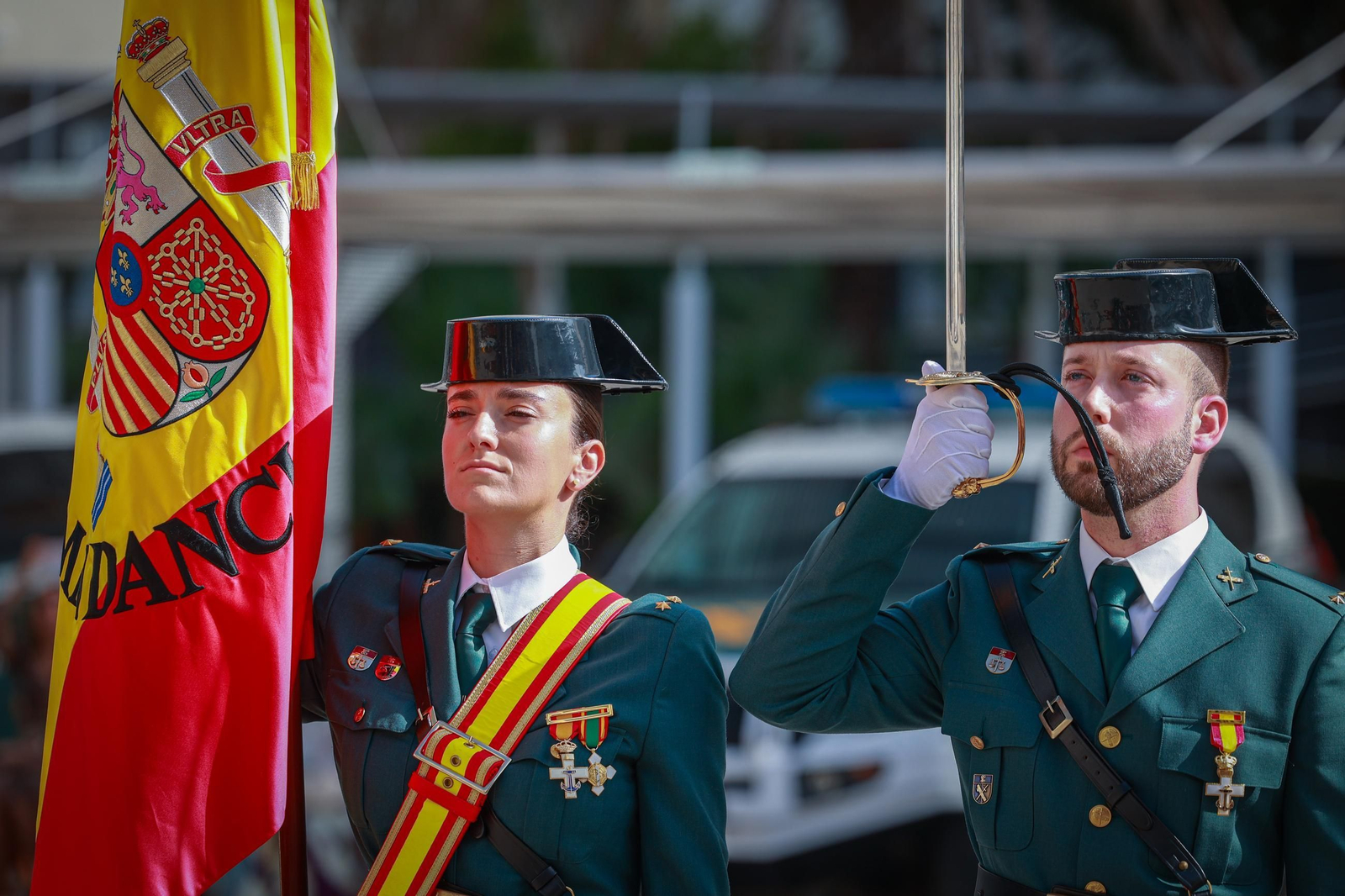 Las imágenes de los actos del Día del Pilar de la Guardia Civil de Cádiz