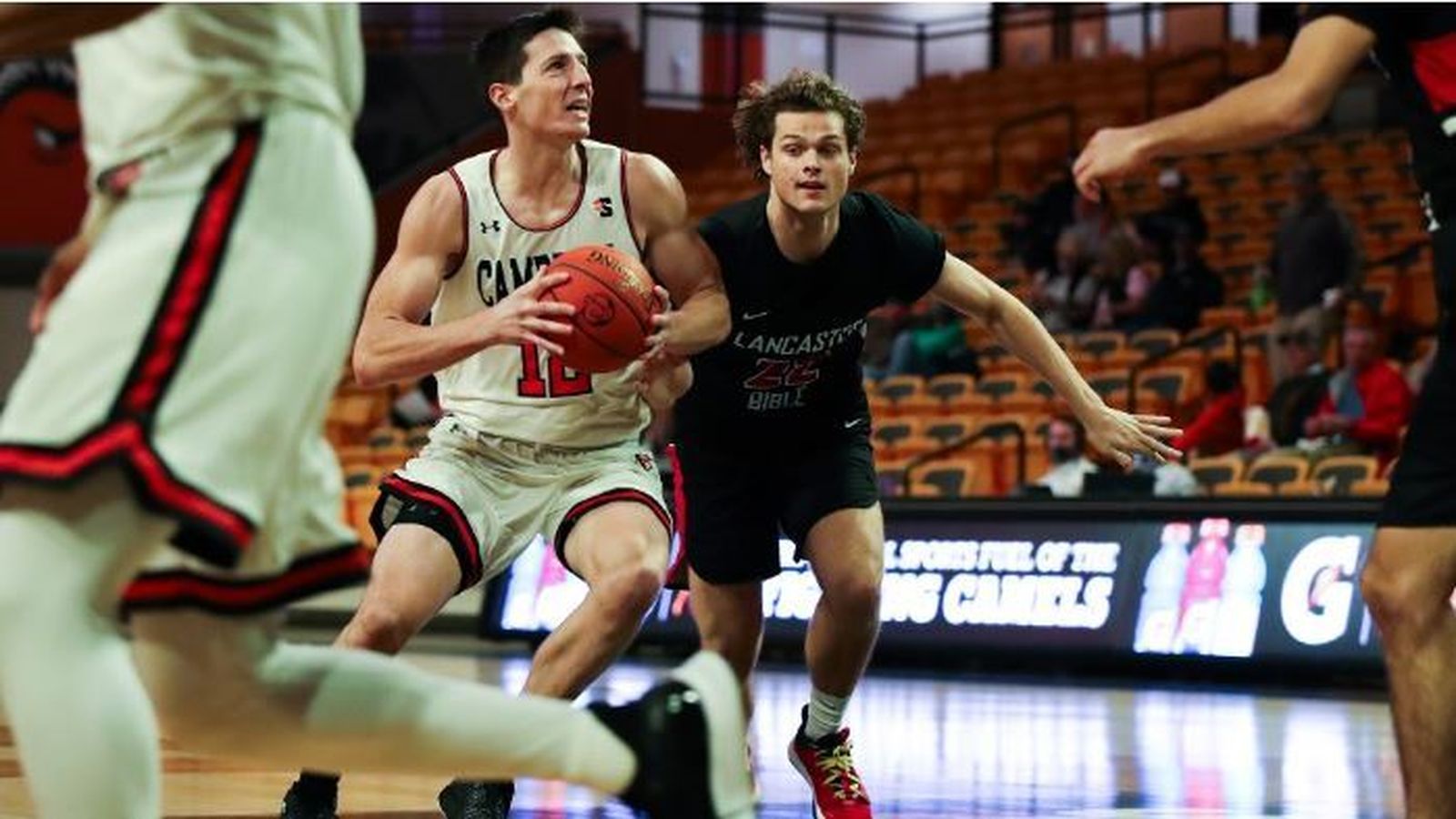 Jesús Carralero, en una acción del choque.