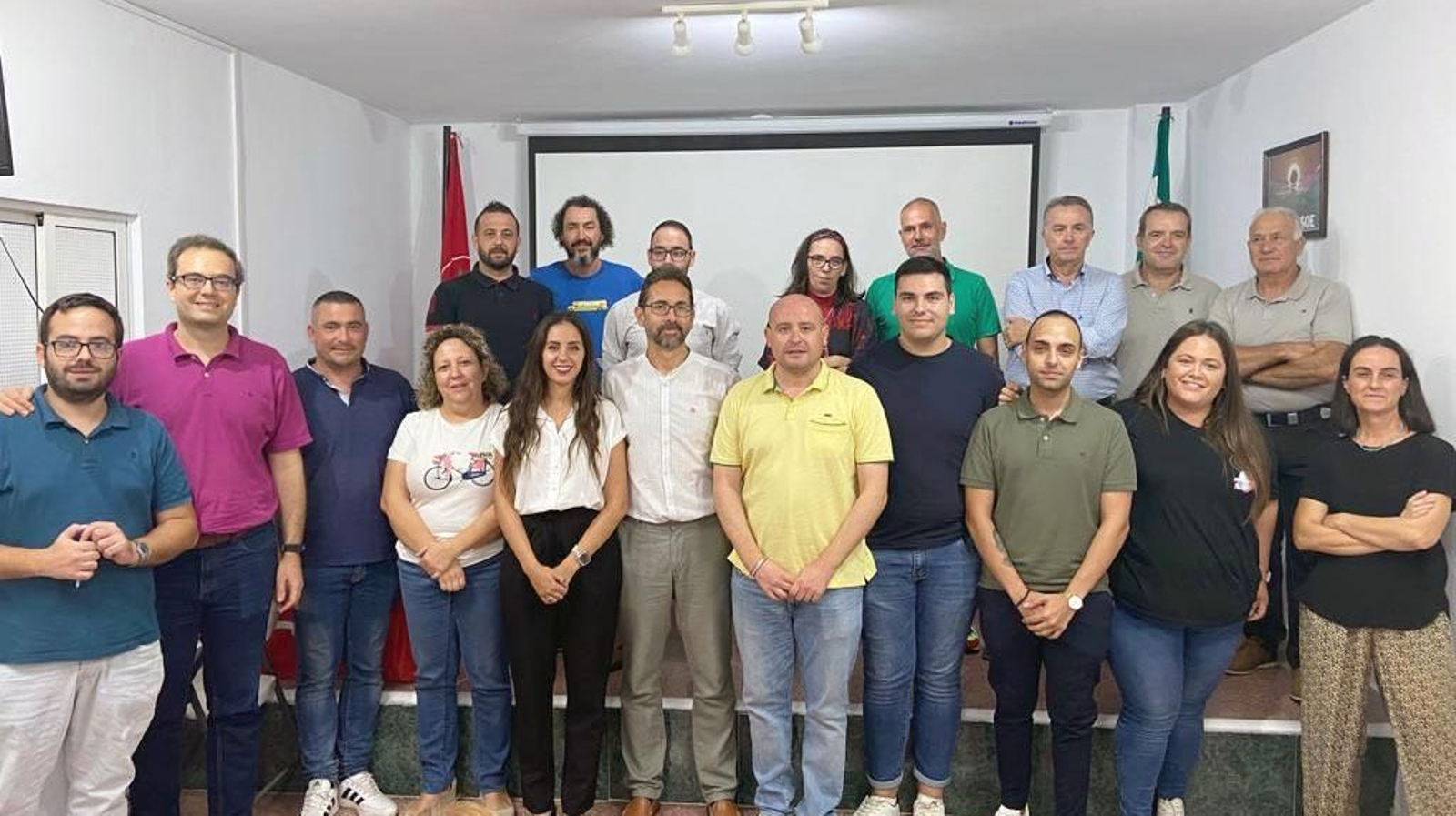 PSOE Huércal-Overa en la celebración de la asamblea