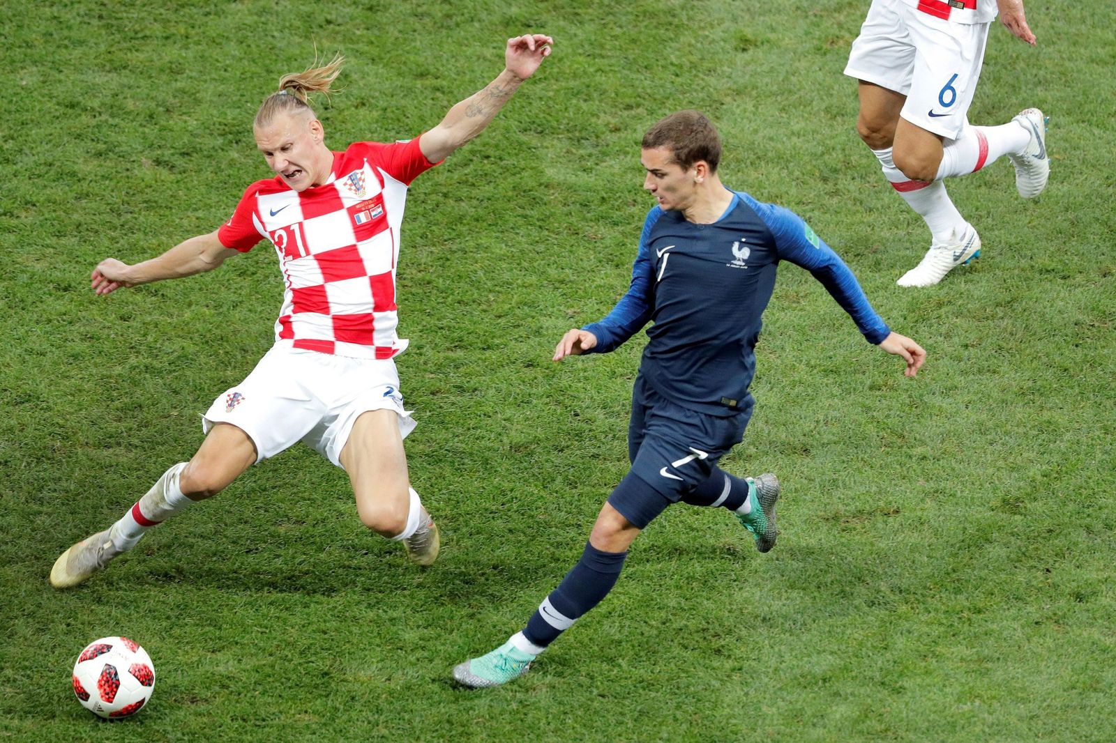 El Francia-Croacia de la final del Mundial de Rusia, en imágenes