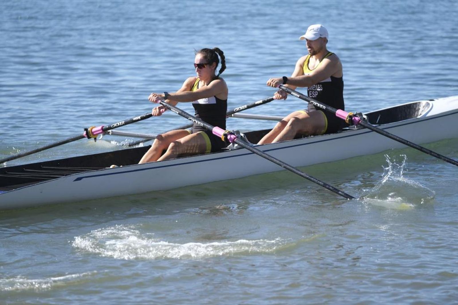 Espectáculo en el I Open Costa del Sol Beach Sprint celebrado en Málaga