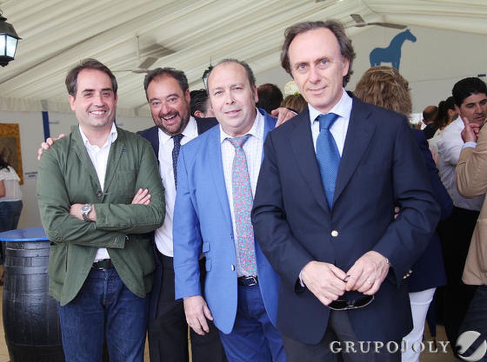 Antonio Saldaña, el director general del Grupo Joly Tomás Valiente, Benjamín Sánchez, director comercial de Diario de Jerez y Diario de Cádiz, y Jaime Tovar, gerente de Diario de Cádiz.

Foto: Vanesa Lobo
