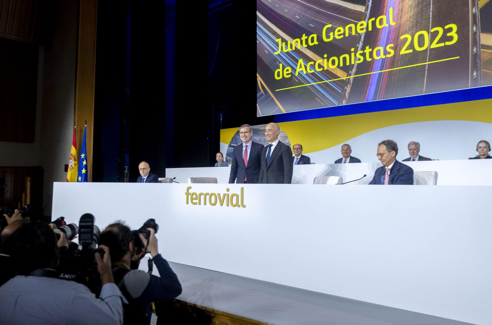 La junta general de accionistas de Ferrovial que se ha celebrado esta semana.