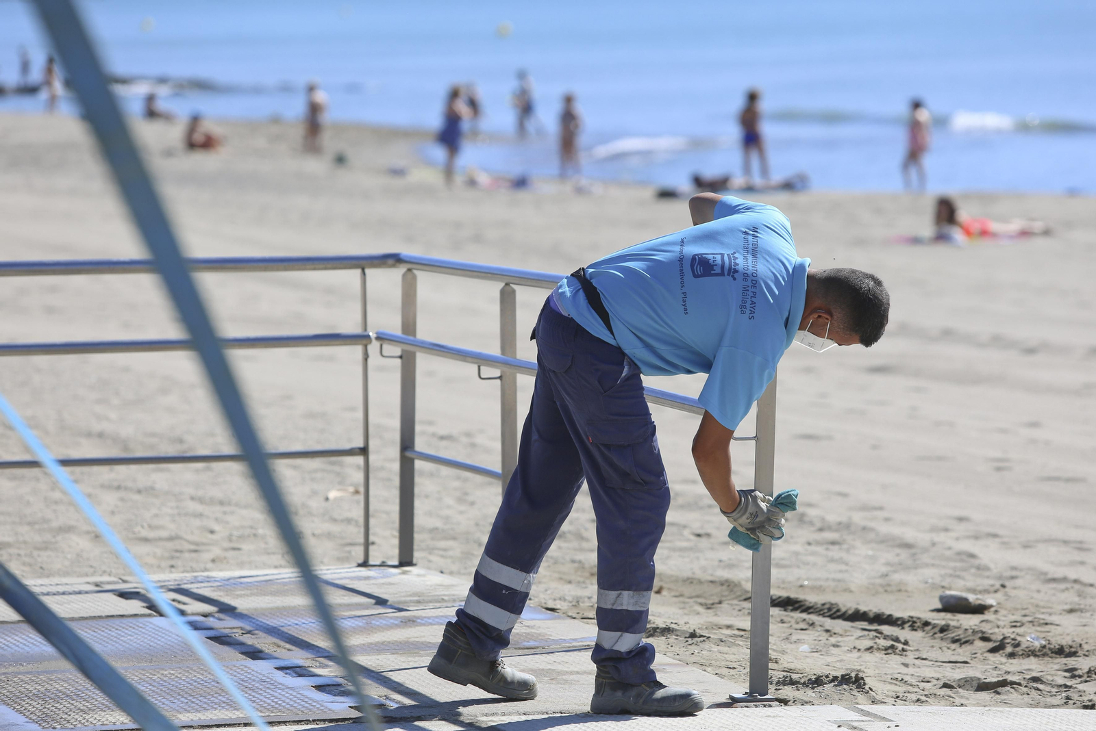 Fotos de la playa en Málaga, donde escapar del calor