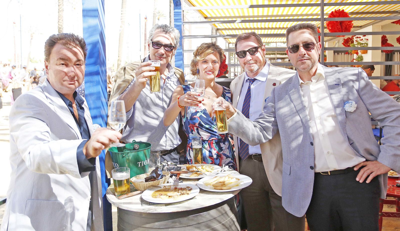 José Luis Hernández, Manolo Sánchez Sabugal, Juan Pelucho y Teresa Macías.