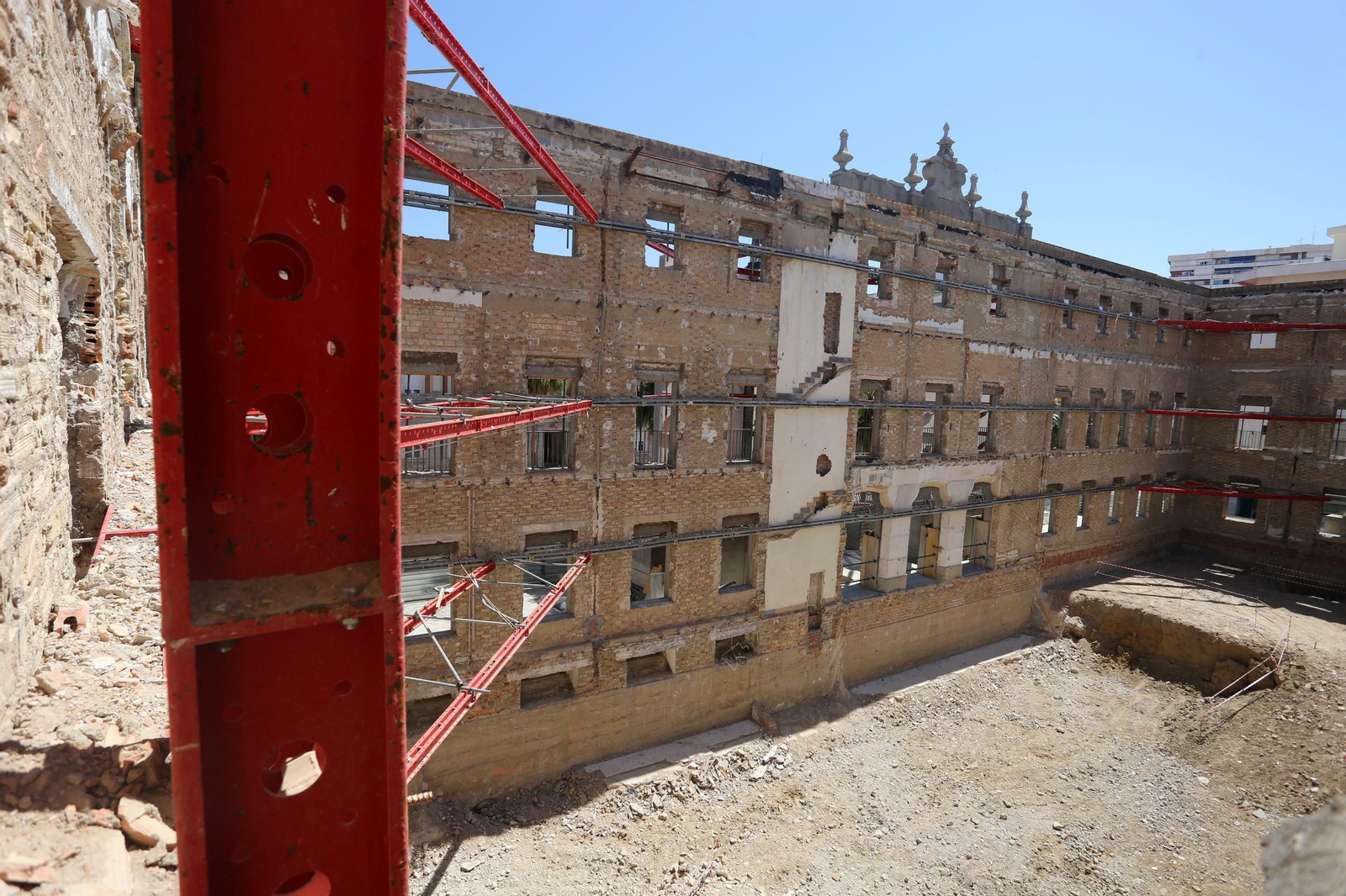 Interior del antiguo edificio de Hacienda