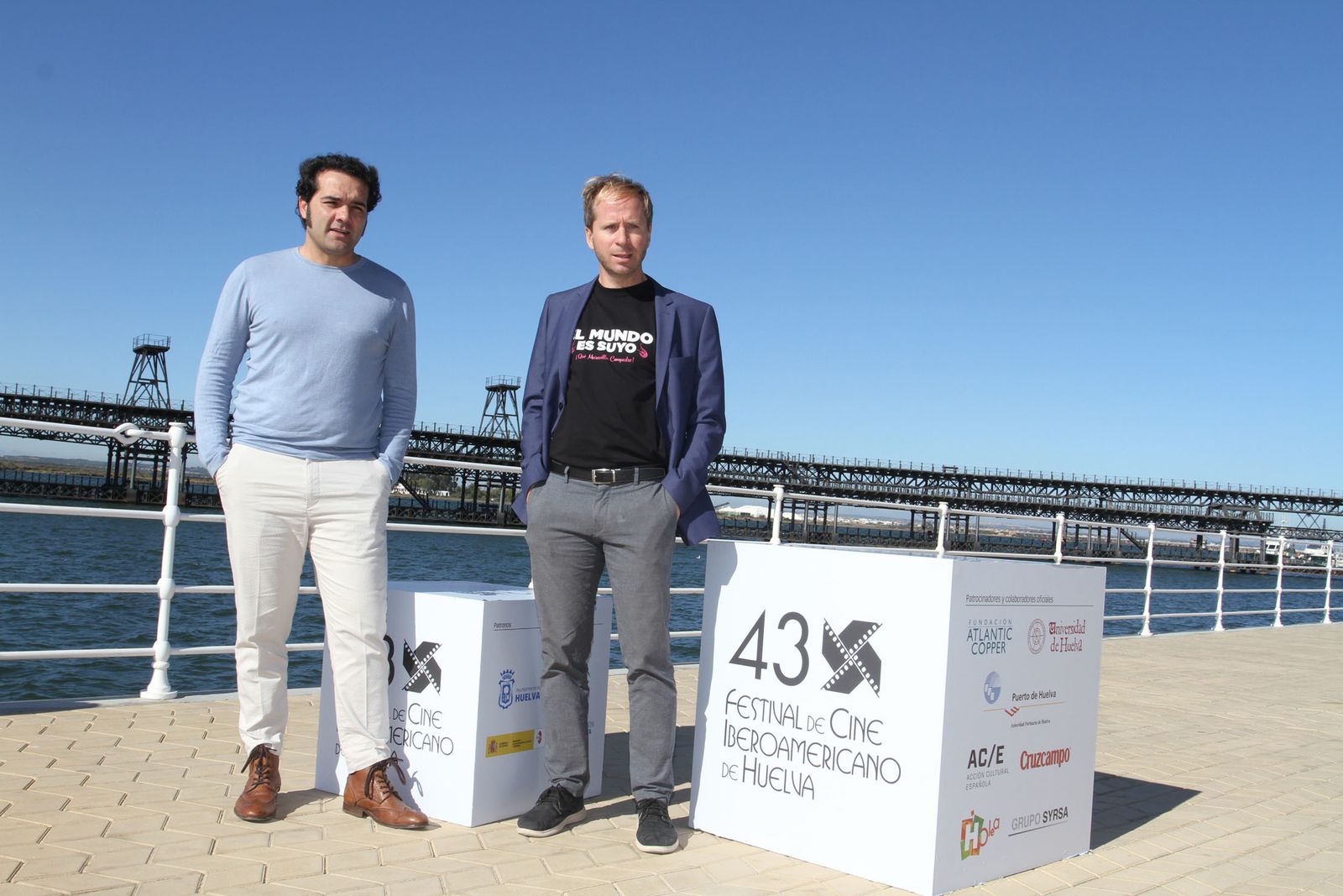 Alfonso Sánchez y Alberto López Premio Luz del Festival de Cine Iberoamericano de Huelva