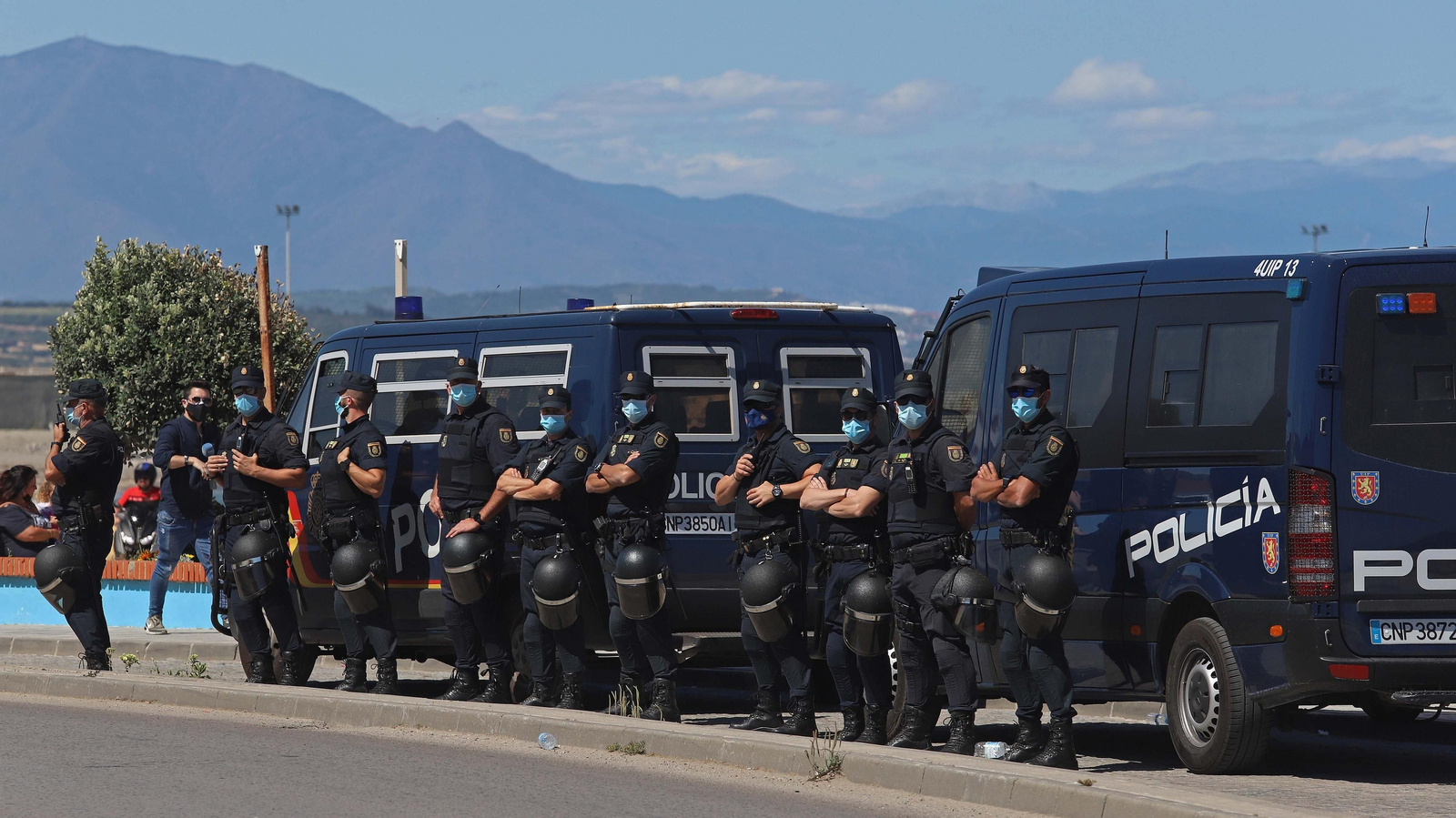 Fotos de la manifestación de La Atunara en La Línea