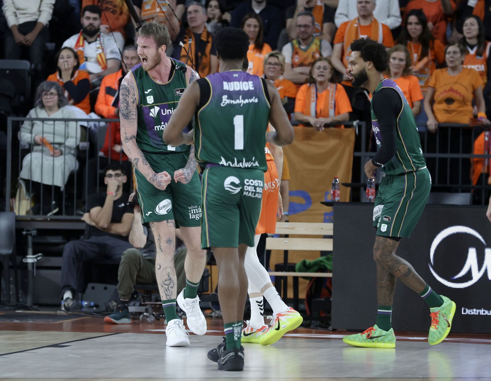 El Valencia Basket-Unicaja, en fotos