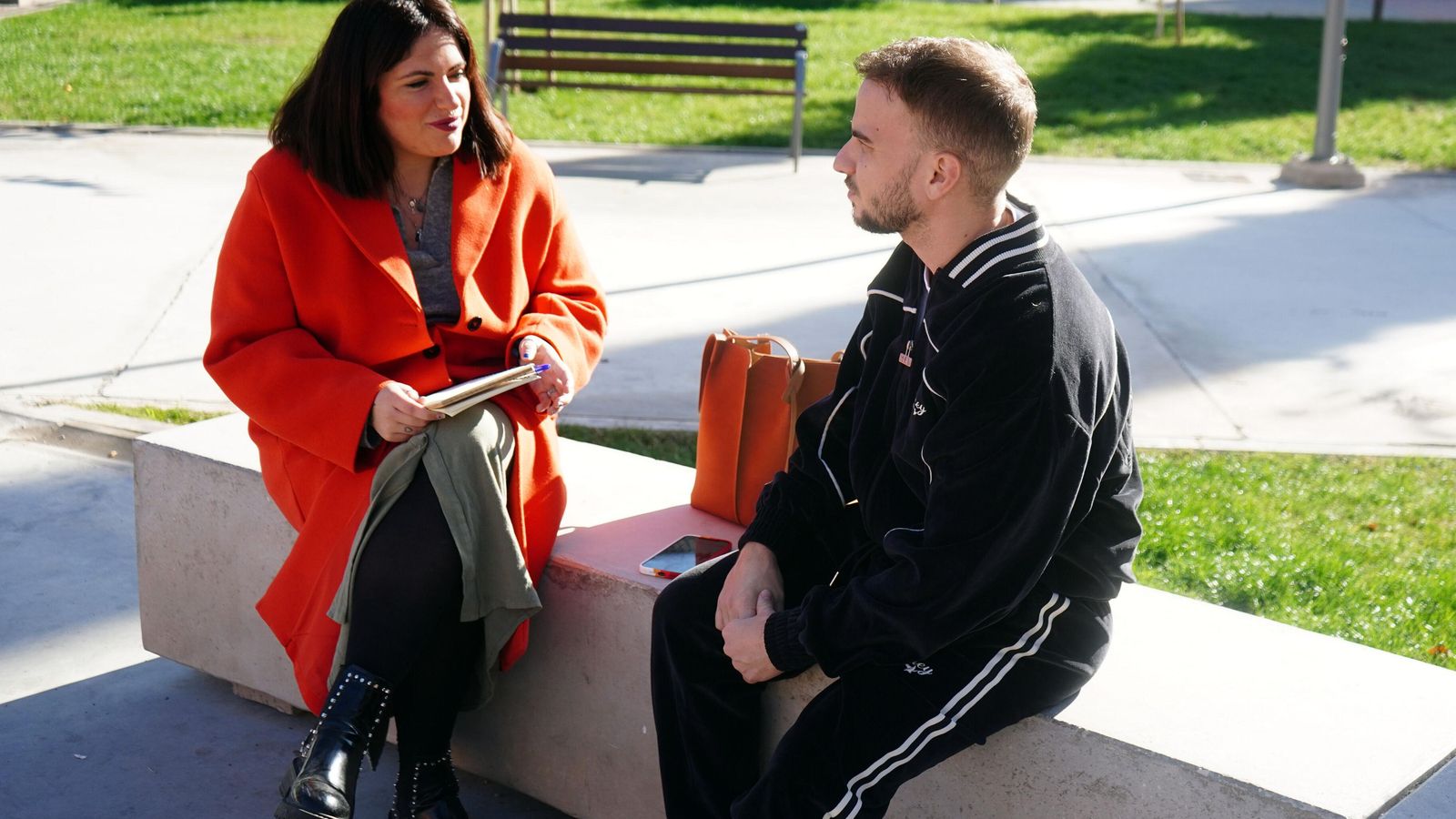 Antony Z durante la entrevista con Granada Hoy