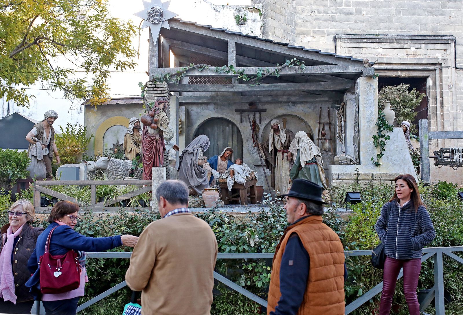 Varios de los Belenes que se pueden visitar los distintos lugares de Jerez