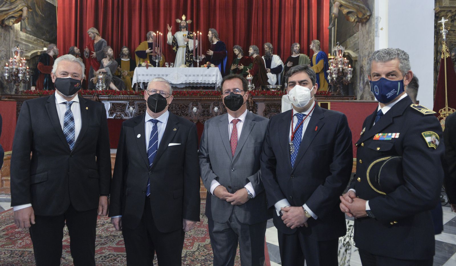 Domingo de Ramos en pandemia: La Cena, en imágenes