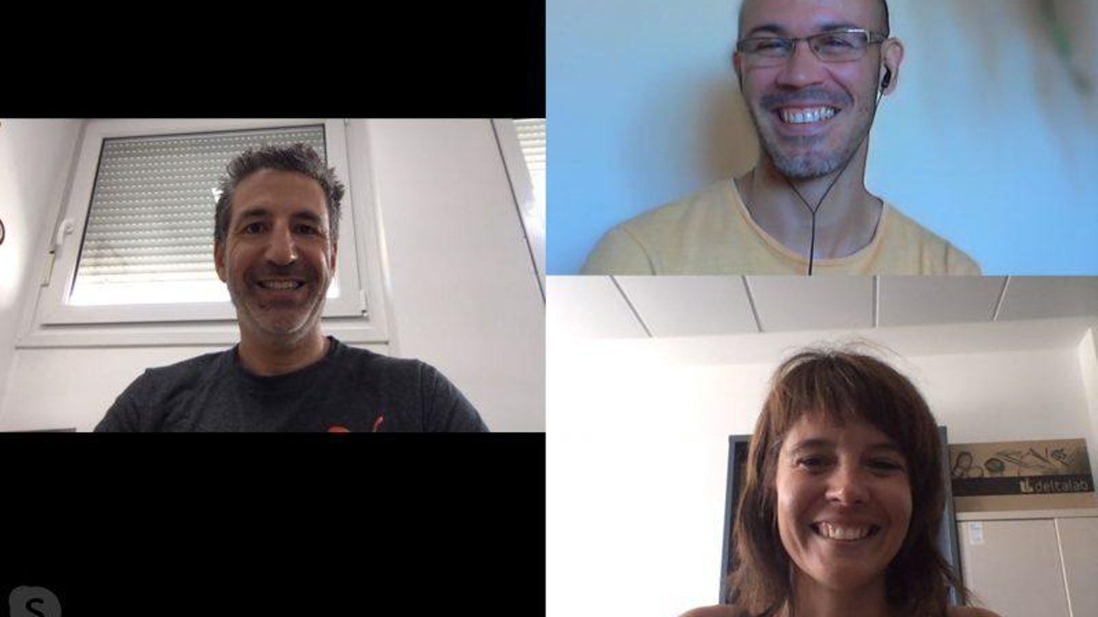 Los investigadores Antonio Tovar (izquierda), Cristiano Araújo (derecha) y Araceli Rodríguez, responsables del estudio.