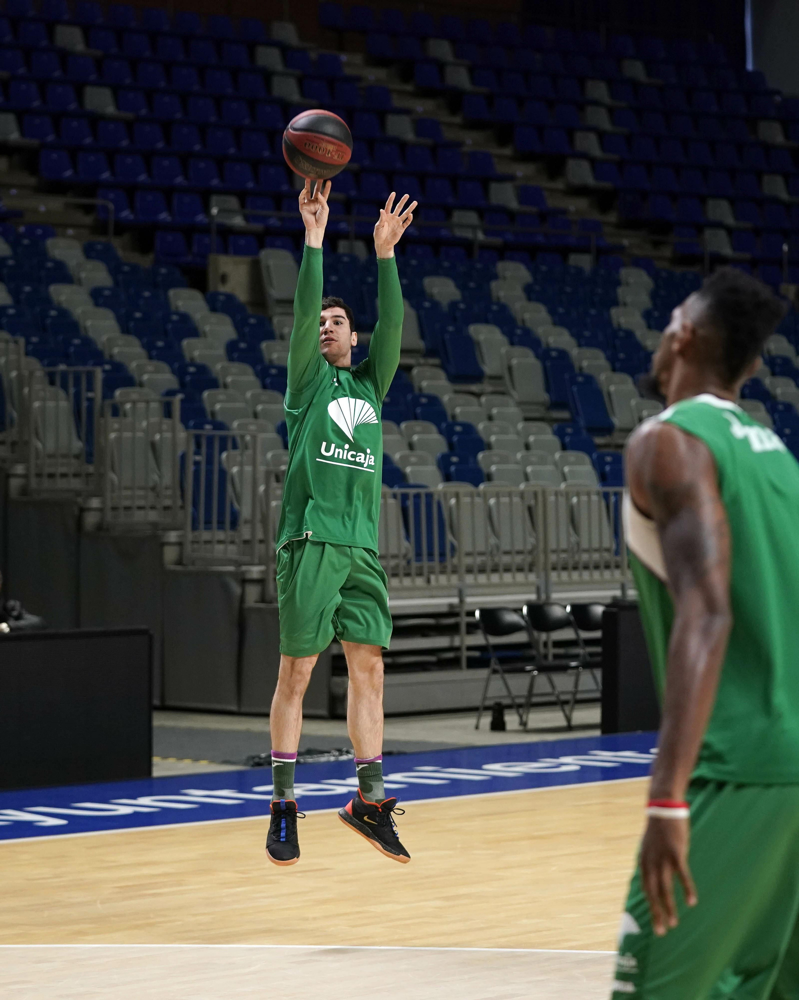 El primer día de Darío Brizuela en el Unicaja, en fotos