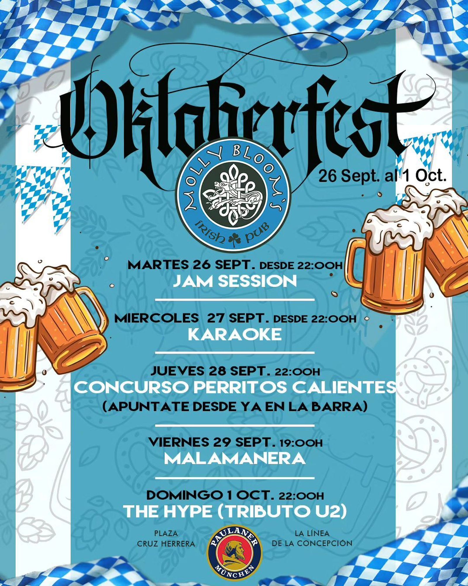 Programación del evento.