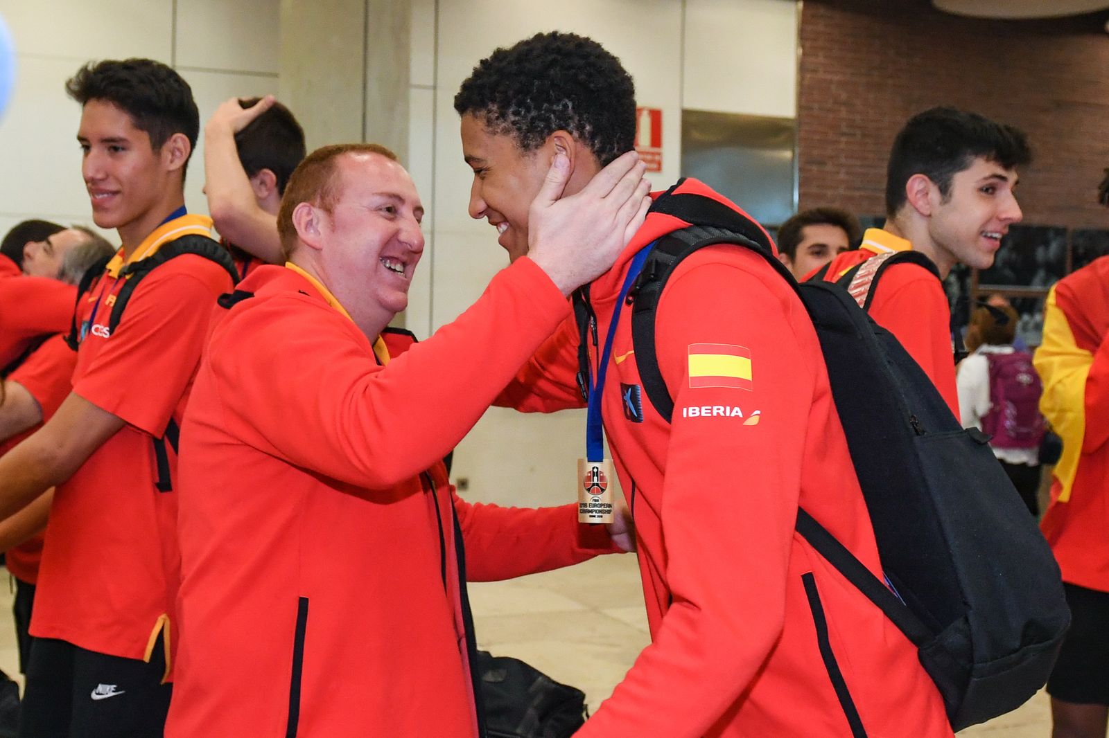 El recibimiento a los cajistas campeones de Europa, en fotos