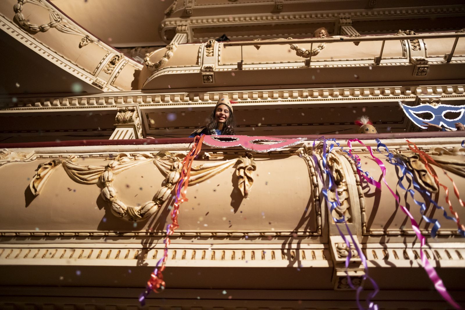 Ambiente en la final  del Carnaval Colombino